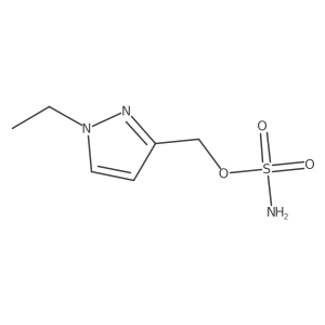 (1-ethyl-1H-pyrazol-3-yl)methyl sulfamate Structure