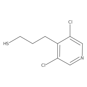 3-(3,5-Dichloropyridin-4-yl)propane-1-thiol结构式