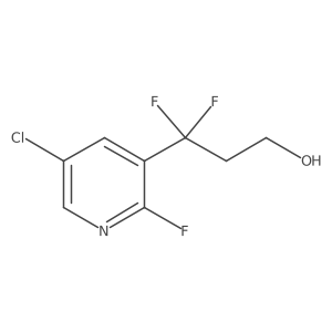 3-(5-Chloro-2-fluoropyridin-3-yl)-3,3-difluoropropan-1-ol Structure