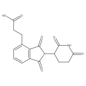 3-[2-(2,6-dioxopiperidin-3-yl)-1,3-dioxo-2,3-dihydro-1H-isoindol-4-yl]propanoic acid Structure