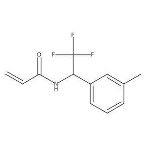 N-[2,2,2-Trifluoro-1-(3-methylphenyl)ethyl]prop-2-enamide Structure
