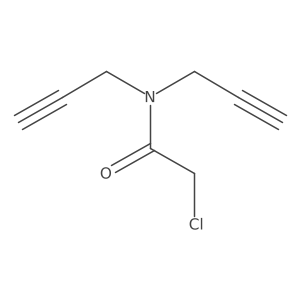 2-Chloro-N,N-di-2-propyn-1-ylacetamide Structure