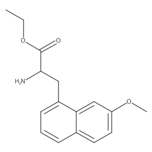 ethyl (2S)-2-amino-3-(7-methoxynaphthalen-1-yl)propanoate Structure