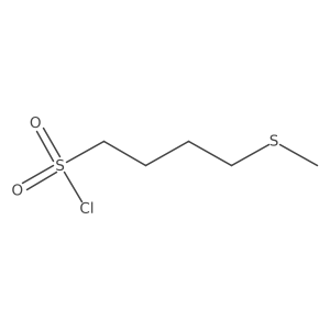 4-Methylsulfanylbutane-1-sulfonyl chloride Structure