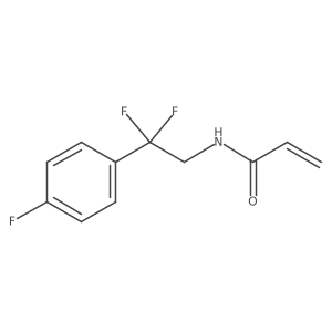 N-[2,2-Difluoro-2-(4-fluorophenyl)ethyl]prop-2-enamide Structure