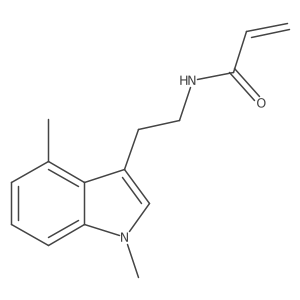N-[2-(1,4-Dimethylindol-3-yl)ethyl]prop-2-enamide结构式
