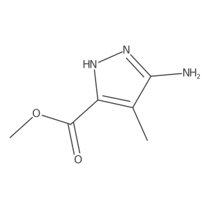 Methyl 5-amino-4-methyl-1h-pyrazole-3-carboxylate Structure