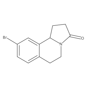 9-Bromo-1,5,6,10b-tetrahydropyrrolo[2,1-a]isoquinolin-3(2H)-one Structure