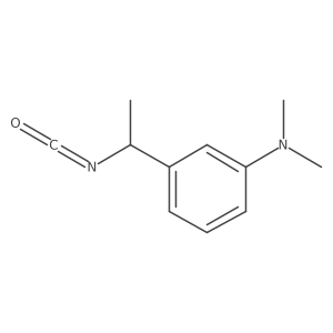 3-(1-isocyanatoethyl)-N,N-dimethylaniline Structure