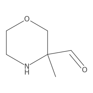3-Methylmorpholine-3-carbaldehyde结构式