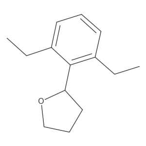 2-(2,6-Diethylphenyl)tetrahydrofuran Structure