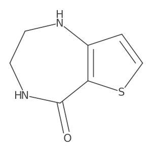 1H,2H,3H,4H,5H-thieno[3,2-e][1,4]diazepin-5-one Structure