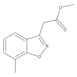 Methyl 7-methyl-1,2-benzisoxazole-3-acetate结构式