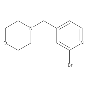 4-((2-Bromopyridin-4-yl)methyl)morpholine Structure