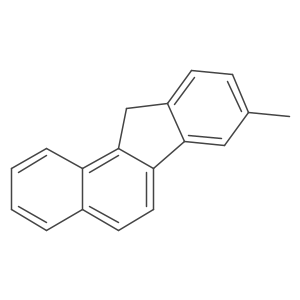 8-Methyl-11H-benzo[a]fluorene结构式