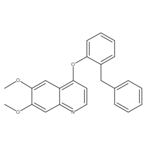 4-(2-Benzylphenoxy)-6,7-dimethoxyquinoline Structure