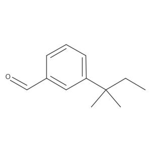 3-(1,1-Dimethylpropyl)benzaldehyde Structure