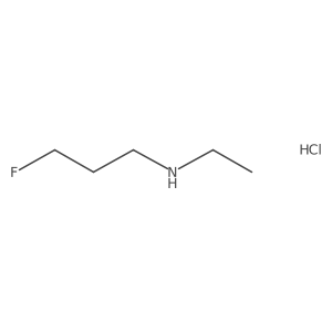 Ethyl(3-fluoropropyl)aminehydrochloride结构式