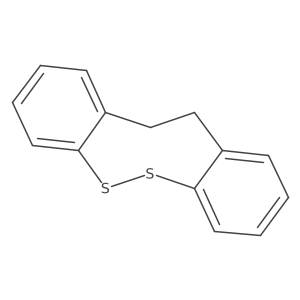 11,12-Dihydrodibenzo[c,g][1,2]dithiocin结构式