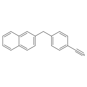 4-(Naphthalen-2-ylmethyl)benzonitrile结构式