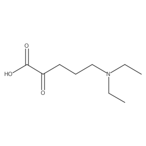 5-(Diethylamino)-2-oxopentanoic acid Structure
