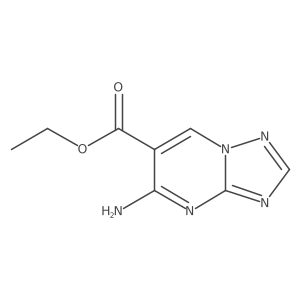 Ethyl 5-amino-[1,2,4]triazolo[1,5-a]pyrimidine-6-carboxylate Structure