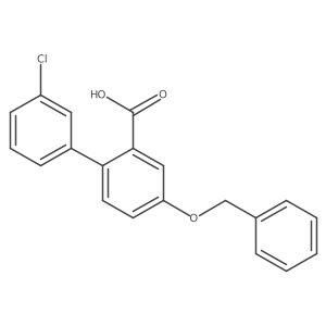 3a(2)-Chloro-4-(phenylmethoxy)[1,1a(2)-biphenyl]-2-carboxylic acid结构式