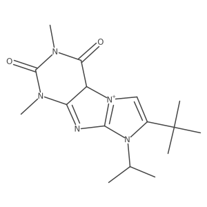 7-tert-butyl-2,4-dimethyl-6-propan-2-yl-9aH-purino[7,8-a]imidazol-9-ium-1,3-dione结构式