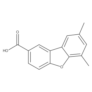 6,8-dimethyldibenzofuran-2-carboxylic acid Structure