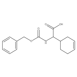 2-{[(Benzyloxy)carbonyl]amino}-2-(cyclohex-3-en-1-yl)acetic acid Structure
