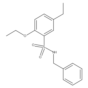 N-benzyl-2-ethoxy-5-ethylbenzenesulfonamide Structure