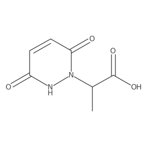 3,6-Dihydro-I+/--methyl-3,6-dioxo-1(2H)-pyridazineacetic acid Structure