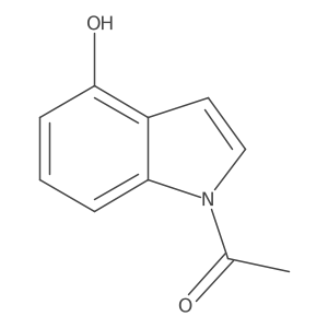 1-(4-hydroxy-1H-indol-1-yl)ethanone结构式