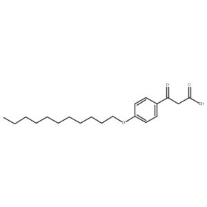 I(2)-Oxo-4-(undecyloxy)benzenepropanoic acid结构式
