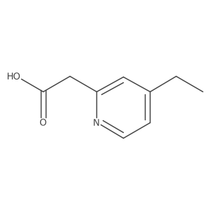 2-(4-Ethylpyridin-2-yl)acetic acid Structure