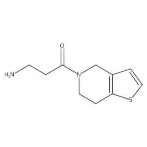 3-amino-1-{4H,5H,6H,7H-thieno[3,2-c]pyridin-5-yl}propan-1-one Structure