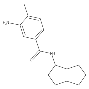 3-Amino-N-cyclooctyl-4-methylbenzamide结构式
