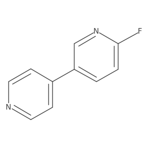 2-Fluoro-5-(pyridin-4-yl)pyridine结构式