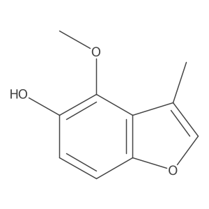 4-Methoxy-3-methylbenzofuran-5-ol Structure
