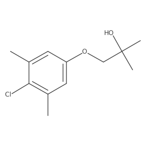 1-(4-Chloro-3,5-dimethylphenoxy)-2-methyl-2-propanol结构式