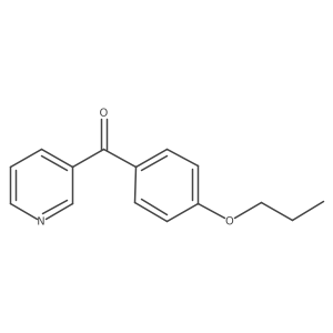 (4-Propoxyphenyl)(pyridin-3-yl)methanone结构式