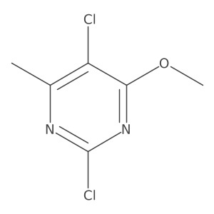 2,5-Dichloro-4-methoxy-6-methylpyrimidine结构式