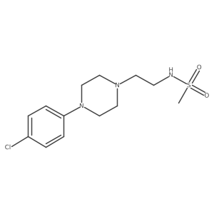 N-(2-(4-(4-chlorophenyl)piperazin-1-yl)ethyl)methanesulfonamide Structure