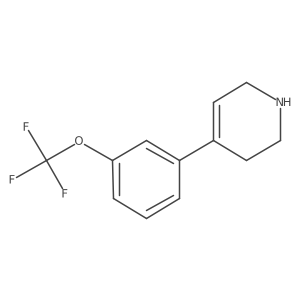 4-[3-(Trifluoromethoxy)phenyl]-1,2,3,6-tetrahydropyridine Structure