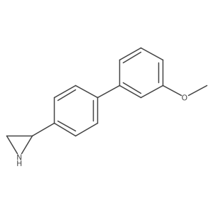 (2S)-2-(3a(2)-Methoxy[1,1a(2)-biphenyl]-4-yl)aziridine结构式