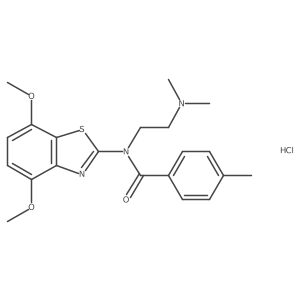 N-(4,7-dimethoxybenzo[d]thiazol-2-yl)-N-(2-(dimethylamino)ethyl)-4-methylbenzamide hydrochloride Structure
