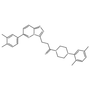 N-(4-chlorophenyl)-4-{2-[(3-ethoxypropyl)amino]-2-oxoethyl}-3-oxopiperazine-1-carboxamide结构式
