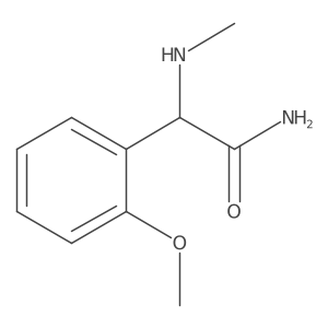 2-(2-Methoxyphenyl)-2-(methylamino)acetamide Structure