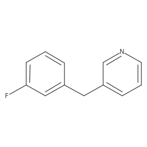 3-(3-Fluorobenzyl)pyridine Structure