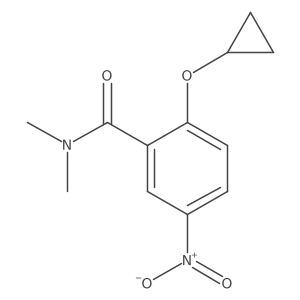 2-Cyclopropoxy-N,N-dimethyl-5-nitrobenzamide结构式